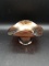 Marigold Carnival Glass Vase