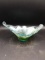 Morano Style Art Glass Dish