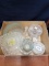 Box Lot- Assorted Clear Glass