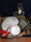 Box Lot- Enamelware Bowls and Grater