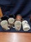 Box Lot- Duck Mugs & Ceramic Brown & Blue Mugs