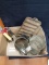 Box Lot- Assorted Kitchen Utensils & Cast Iron Corn Stick Pan