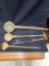 Box Lot- Antique Cast Iron Ladles- One Marked Richmond