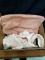 Box Lot- Pink Napkins and Table Cloth