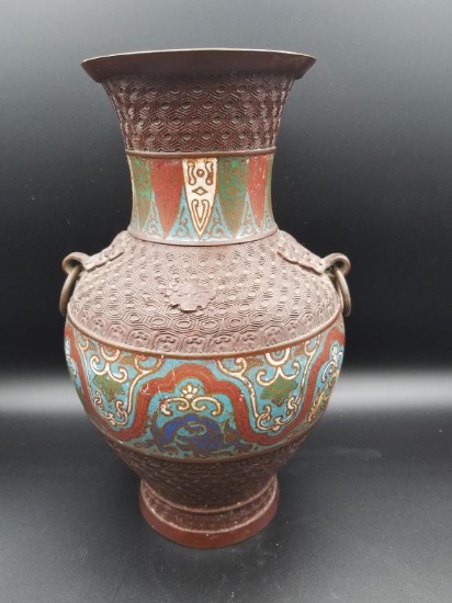 Champleve Vase