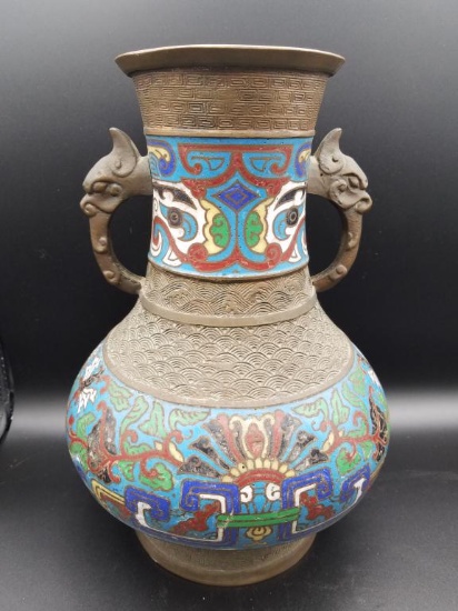 Champleve Vase