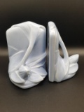 McCoy Blue Lily Bud Bookends