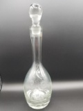 Cut Crystal Flower Decanter
