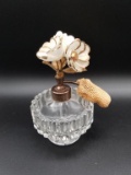 Spray Perfume Bottle with Flowers