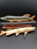 2 Resin Fish With Base