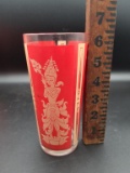 4 Vintage Culver Thai Princess Glasses
