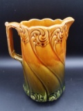 England Majolica Pitcher