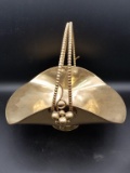 Brass Basket with Grapes