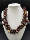Iridescent Glass Necklace