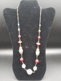 Multi Colored bead Necklace