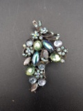 Blue & Green Vintage Broach
