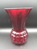 Ruby Red Vase