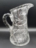 Cut Crystal Pitcher