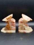 Alabaster Mexican Bookends
