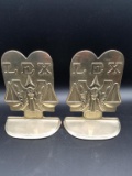 Solid Brass Legal Bookends