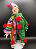 Clown Doll-Ceramic Hand, Head & Shoes