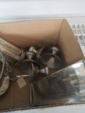 Box Lot- Pampered Chef Bread Bakers & Candle Holders