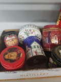 Box Lot- Metal Tins