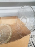 Box Lot-Assorted Glass Serving Platters