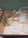 Box Lot- 2 Glass Pitchers & Bowls