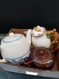 Box Lot- Tea Pots