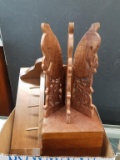 Box Lot- Wood Shelf and Wood Box