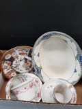 Box Lot- Tea Cups  & Saucers, Bowl