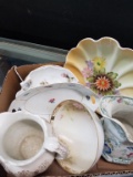Box Lot- Assorted Ceramic Bowls and Creamers