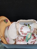 Box Lot- Hand Painted Bowls & Plates