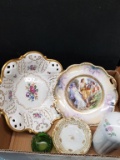 Box Lot- Hand Painted Bowls & Assorted Dishes