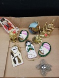 Box Lot- Assorted Christmas Beaded Ornaments
