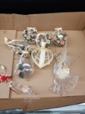 Box Lot- Assorted Acrylic Victorian Ornaments