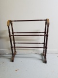 Wooden Quilt Rack