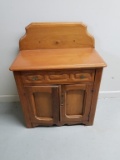 Antique Small Sideboard on Wheels