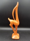 MCM Art Deco Orange Gazelle