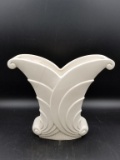 Abingdon White Art Deco Vase