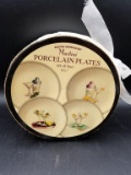 Set of 4 Porcelain Martini Plates