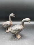 Set of 2 Cast Iron Ducks