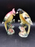 2 Ceramic Birds- Made in Japan