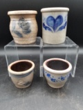 4 Rowe Pottery Containers