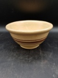 Yellowware Brown Stripe Bowl