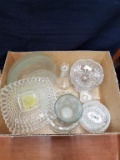 Box Lot- Assorted Clear Glass
