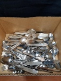 Box Lot- Assorted Flatware