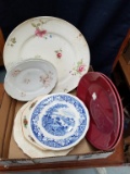Box Lot- Assorted Decorative Plates & Platters