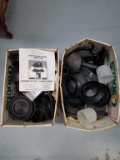 Box Lot- 2 Boxes of Outdoor Plastic Lighting